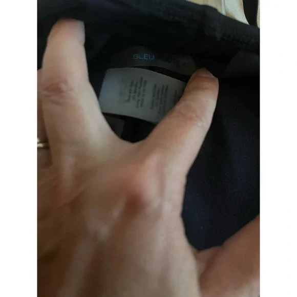 BLEU ROD BEATTIE Let’s Get Knotty Black One Piece - size 8 - Picture 4 of 4